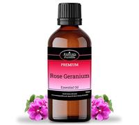 Rose Geranium Essential Oil 50ml - 100% Pure Essential Oil, Therapeutic Grade Geranium Oil for Diffuser, Aromatherapy Oil, Rose Geranium Oil for Nerve Pain, Soothing Oil for Skin, Vegan & UK Made