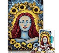 Rose Goddess 1000 Pieces Jigsaw Puzzles For Teens And Adults,Toys Educational Games Stress Relieving Great Gifts And Toys 50x75cm