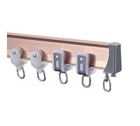 Rose Gold 3m Aluminium Curtain Track - Bendable Ceiling Rail for Bay Window, Curved Room Divider, Shower, Balcony, Camper - Versatile Curtain Rods for Home & Hotel