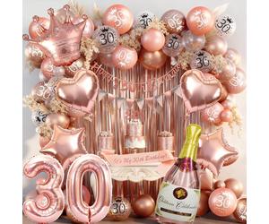 Rose Gold 60Th Birthday Decoration Women Happy 60Th Birthday Triangle Flag