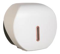 (Rose Gold) ABS Plastic Mini Jumbo Toilet Roll Dispenser