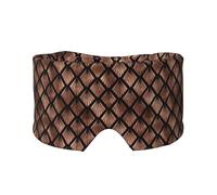 Rose Gold Art Deco Fans On Black, Full Eye Covers Light Blocking Eye Mask Sleep Eye and Ear Muffs