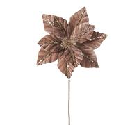 Rose Gold Artificial Poinsettia Flower, 26 cm