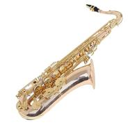 Rose gold B flat tenor saxophone phosphor bronze professional instrument with case Beginner Saxophone