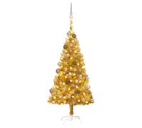 (rose gold balls, 120 x 65 cm) vidaXL Artificial Christmas Tree with LEDs&Ball Set Multi Colours Multi Sizes