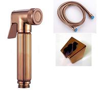 Rose Gold Brass Bidet Sprayer Hand held Toilet Bidet Spray Set Copper Bathroom Toilet Shower Head Jet Set,Set A