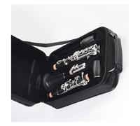 Rose Gold Carbon Fiber Synthetic Bakelite Body Clarinet Woodwind Instrument B Key 17 Silver-plated Keys Clarinet Musical Instruments