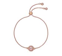 Rose Gold Coloured Soleta Cubic Zirconia Bracelet
