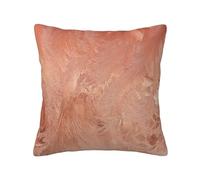 Rose Gold Copper Texture Metallic, Throw Pillow Cover Decorative Polyester Pillowcase Soft Cushion Covers 45x45 cm