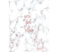 Rose Gold Cornell Notes Notebook: A marble cornell notes notepad, cornell notes pad, cornell notes book, note taking notebook, college student gift, ... gifts for kids, gifts school graduation