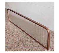Rose Gold Countertop Privacy Partition, 1.3m x 30cm Low Fence Divider for Restaurant Seating, Commercial Enclosure Panel for Enhanced Space Privacy