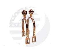 Rose Gold Crystal Horse Spurs Horse Riding Spurs Light Weight Roller Ball Spurs