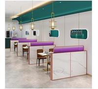 Rose Gold Decorative - 100x45cm Partition Wall for Dining Areas, Desks, Restaurants & Workspaces, Stylish Room Divider for Enhanced Privacy & Aesthetics