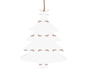 Rose Gold Eyelashes Wood Hanging Decor for Christmas Hree Decoration Santa Doll Wooden Hanging Craft Elf Party Supplies