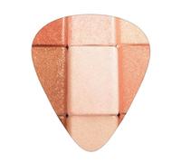 Rose Gold Faux Glitter Printed Guitar Picks 12-Piece Set - Comfortable, Versatile Plectrum for All Guitar Styles & Players