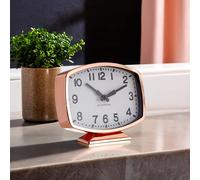 Rose Gold Finish Table Clock | Baillie