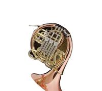 Rose Gold French Horn Double Row Four Key Bb F Key Split Piece Tube Available For Beginners And Adults Professional French Horn(Split-Piece 1)