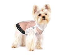 Rose Gold Glitter Black White Marble Geometric,Cotton Sleeveless Pet T-Shirt Soft Stretchy Puppy Breathable Vest,S