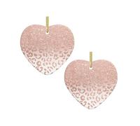 Rose Gold Glitter Christmas Tree Ceramic Hanging Bauble Personalised Xmas Baubles Cute Christmas Ornaments Gifts For Kids Family Friends