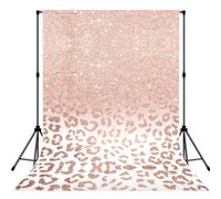 Rose Gold Glitter Print Photography Backdrop 5x7ft Photo Backdrop Curtain Washable Photography Background For Studio
