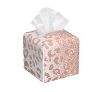 Rose Gold Glitter Printed, Tissue Box Cover Tissue Box Holder Tissue Dispenser Tissue Holder
