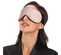 Rose Gold Gradient Travel Essential Sleep Mask with Elastic Adjustable Band Blackout with Adjustable Strap Sleep Mask Flight Nap