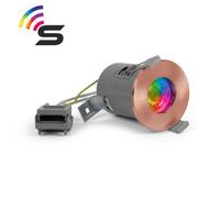 Rose Gold Gu10 Fire Rated Smart Led Downlight - Ip65 - Se Home