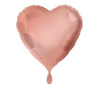 Rose Gold Heart Foil Balloon - 1 Pc