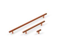 Rose Gold Hexagon T-Bar Pull Cabinet Bar Handle 160mm Refurbish Renovation