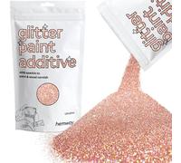 Rose Gold Holographic Glitter Paint Additive 100g for Adding Sparkle to Paints & Varnish | Paint Walls Sparkly Add to Emulsion, Acrylic or Lacquer Indoor | Hemway
