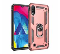 (rose gold, iPhone XR) Luxury Sergeant Anti-fall Bracket Magnetic Car Load Protective Case for IPhone Samsung Huawei Xiaomi