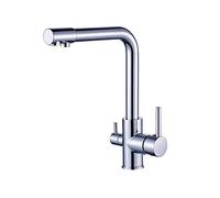 Rose Gold Kitchen Sink Faucet A 360° Rotating Mixer Tap with Water Purification, Deck Mounted, Antique Brushed Finish, Elegant Design for Modern Kitchens