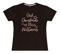 Rose Gold Last Christmas As Miss Custom Name T-Shirt