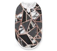 Rose Gold Marble Dog Shirt Quick Dry Breathable Pet T-Shirt Soft Stretchy Sleeveless Vest Dog Apparel XL