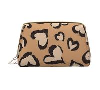 Rose Gold Marble Leather Hand-Held Zipper Makeup Bag Storage Bag Portable Lipstick Pouch Toiletry Bag