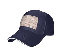 Rose Gold Marble Pint Trucker Hat Baseball Cap, Baseball Cap Adjustable Sun Hat Golf Hats, Adjustable Classic Cap