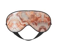 Rose Gold Marble Print Eye Mask,Silk-Like Sleep Mask,Night Sleeping Mask for Men Women,for Sleep Relaxation