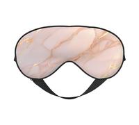 Rose Gold Marble Print Functionality Outdoor Travel Eye Mask Breathable Camping Meditation Yoga Friendly