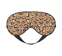 Rose Gold Marble Print Soft Eye Mask, Adjustable Strap Soft Eye Cover Blindfold for Travel Yoga Nap Shift Work