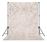 Rose Gold Marble Printed Photography Drape, Foldable Polyester Background, Easy Hang Rod Pocket Studio Prop