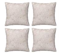 Rose Gold Marble Printed Throw Pillow Case 50x50 Cm Set Of 4, Modern Square Pillowcases Cushion Covers For Home Decor Sofa Bedroom Couch