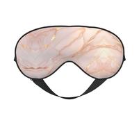 Rose Gold Marble Sleep Eye Mas Updated Design Light Blocking Night Eye Blinder Men Women Shift Work Travel