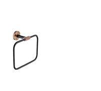 Rose Gold Matte Black Sta Steel Bathroom Hardware Set Towel Holder Toilet Roll Holder Toilet Brush Holder Towel Rack Modern and Stylish Design for Your Bathroom