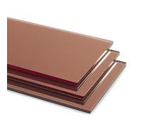 Rose Gold Mirror 1350 Blanks Sheet Perspex Plastic Safety Mirror Plaskolite Acrylic (A4-210mm x 297mm)