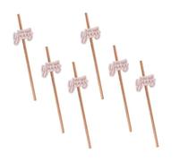 Rose Gold Paper Straws 16pk - She Said Yaaas