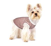 Rose Gold Pink Printed,Cotton Sleeveless Pet T-Shirt Soft Stretchy Puppy Breathable Vest,M