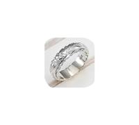 Rose Gold Plated 925 Sterling Silver Hawaiian Princess Plumeria Flower Scroll Promise Ring Stackable Wedding Engagement Band Engraved Rose Flower Ring for Women(Rose Gold 9#), KE-RS22-JS09