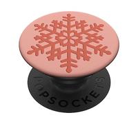 Rose-Gold Pop Socket for Phone Snowflake Popsocket Rose-Gold PopSockets Swappable PopGrip