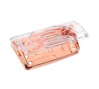 Rose Gold Portable Hole Puncher, Compact 2-Hole Punch for Paper, Planner, and Crafting