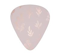 Rose Gold Printed,12 Pcs Guitar Pick,3 Different Thickness Plectrums for Acoustic Guitar Bass Ukulele (0.46mm 0.96mm 0.71mm)
